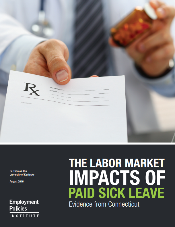 "Everybody" Did Not Benefit From Connecticut's Paid Sick Leave Law